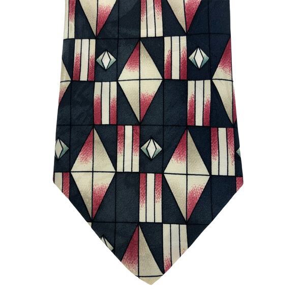 Geometric Pattern Tie - Picture 4 of 6